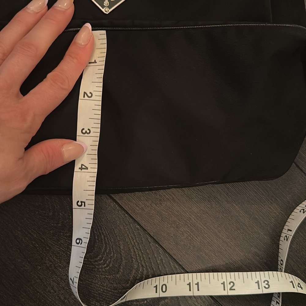 Authentic Prada Black nylon Bag inside tear - Picture 14 of 15